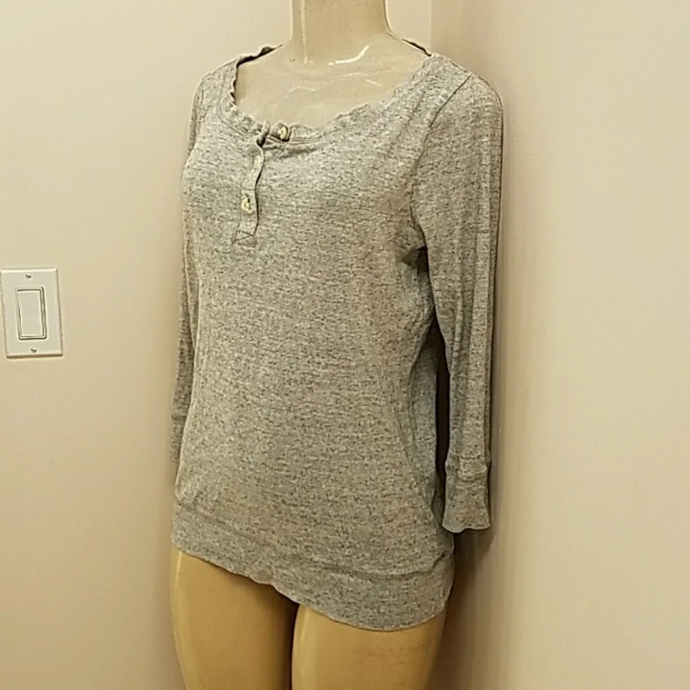 J. Crew Top Shirt Sweater  size Small Gray!.